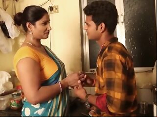 big ass Hot Aunty Seduces junior Boy big tits indian